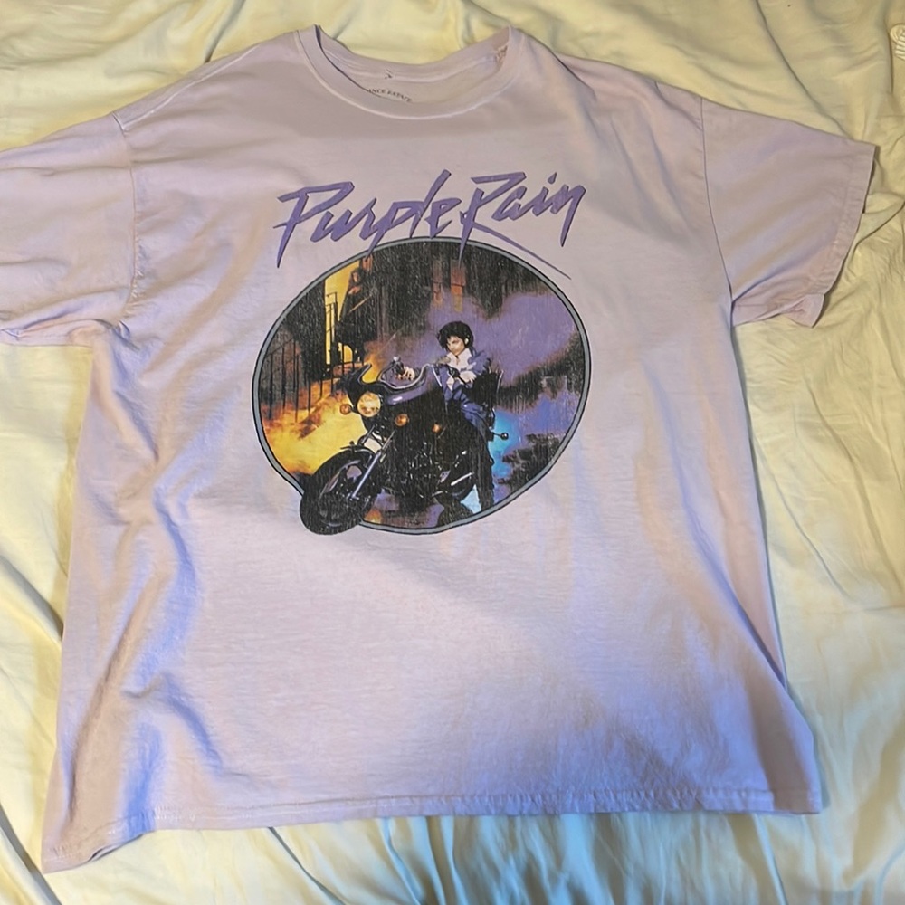 Brandy Melville purple rain oversized shirt